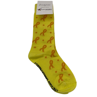 Gold Ribbon Classic Socks